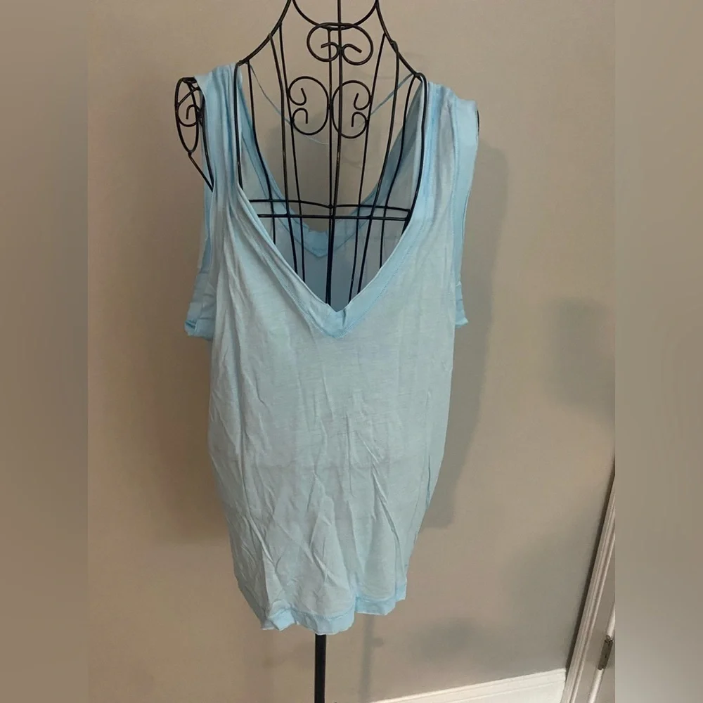 NWOT Free People Movement Henry Tank in Sky in Medium